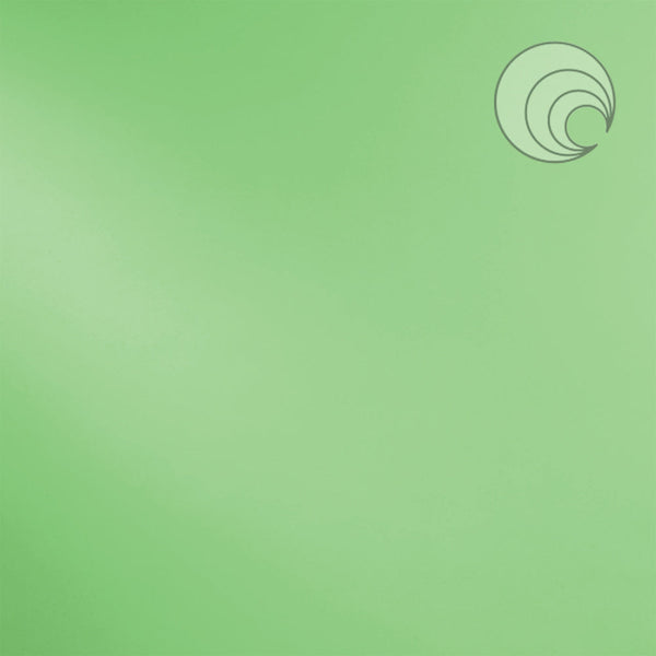 Oceanside Glass 222-72S-F 24x24 Pastel Green Solid Opalescent half stock sheet