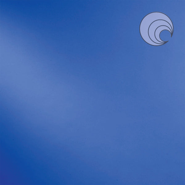Oceanside Glass 230-72S-F 12x24 Medium Blue Solid Opalescent quarter stock sheet