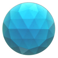 Gems 25mm Round Faceted Jewel Turquoise