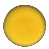 Gems 25mm Round Smooth Jewel Light Amber
