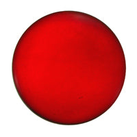 Gems 25mm Round Smooth Jewel Red