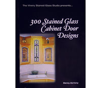 Stained Glass Books/Patterns/Dvd/Vhs 300 Stained Glass Cabinet Doors Designs By Berkery Books - Stained Glass
