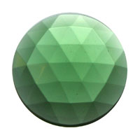 Gems 30mm Round Faceted Jewel Sea Green