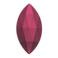 Gems 30 X 15mm Oval Pointed Jewel Gold Pink