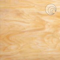 Oceanside Glass 315-1S-F 12x12 White/Light Amber Fusible eighth stock sheet