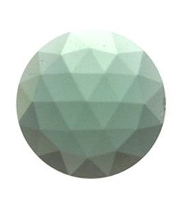 Gems 15mm Round Faceted Jewel Sea Green
