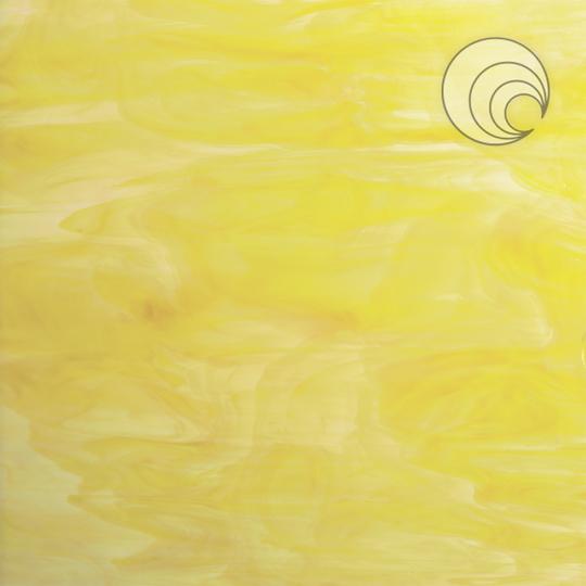 Oceanside Glass 365-1S-F White/Yellow Smooth Fusible SQFT Listing