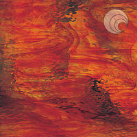 Oceanside Glass 451-20W-F 11x24 Ruby Red/Amber Waterglass quarter stock sheet
