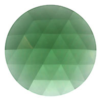 Gems 50mm Round Faceted Jewel Sea Green