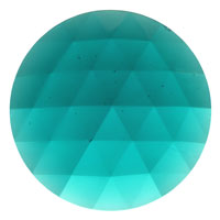 Gems 50mm Round Faceted Jewel Teal