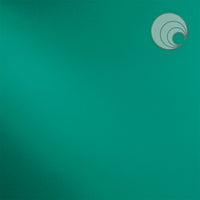 Oceanside Glass 523-2S-F 12x24 Teal Green Solid Transparent quarter stock sheet