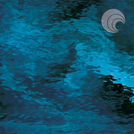 Oceanside Glass 538-4W-F 22x24 Steel Blue Waterglass Fusible half stock sheet