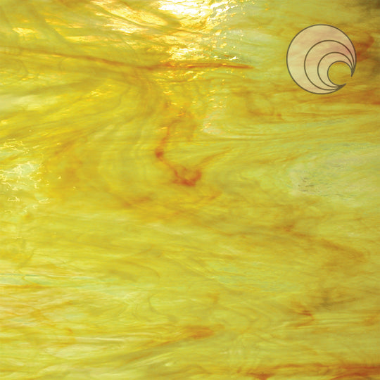 Oceanside Glass 6067-83CC-F 24x24 Mimosa Pearl Opal half stock sheet