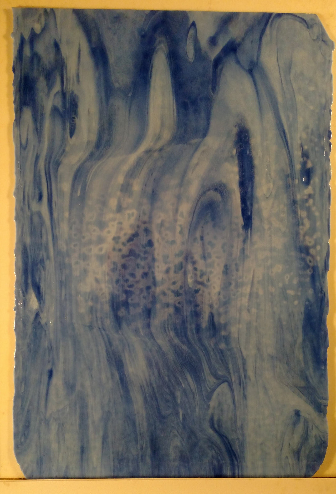Youghiogheny Glass 6106 HS Light Blue Opal / Cobalt Blue High Strike SQFT Listing