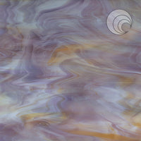 Oceanside Glass 641-7S-F 12x24 Purple; Amber/White quarter stock sheet