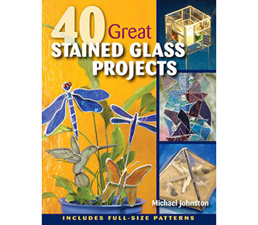 Stained Glass Books/Patterns/Dvd/ 40 Stained Glass Projects