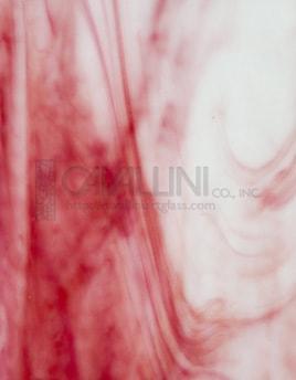 Wissmach Glass 7D 21x32 Pink/White Opal sheet 16686000