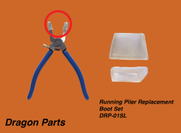 Dragon Replacement Tips (Boot Set) For Dragon Running Pliers DRP-7 SL