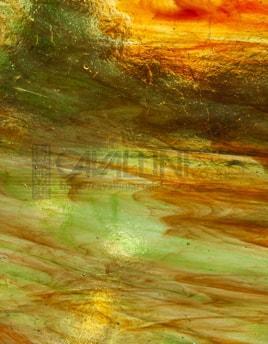 Kokomo Glass 106NLL Red/Green Streaky Cathedral SQFT Listing