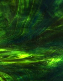 Kokomo Glass 113D 32x42 Green/Blue Dense Opal full stock sheet