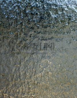 Kokomo Glass 11 LL GCP 24x43 Light Honey/Clear Wispy Granite Catspaw sheet 71070090