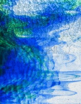 Kokomo Glass 142LLG 14x16 Blue/Green/Clear Granite sixth stock sheet