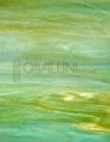 Kokomo Glass 205 16x21 Pale Amber/Pale Green/White quarter stock sheet