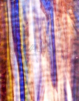 Kokomo Glass 266G 32x16 Medium Red Violet/Blue/Yellow/Green Granite half stock sheet