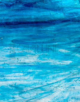 Kokomo Glass 4SPL 32x42 Turquoise/White Wispy full stock sheet