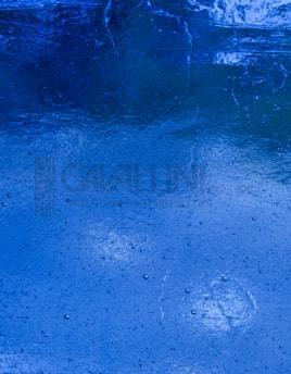 Kokomo Glass 620 14x16 Medium Blue Grey Cathedral sixth stock sheet