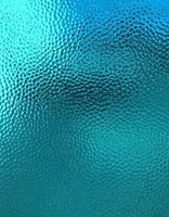 Kokomo Glass 637H 14x16 Medium Dark Turquoise Hammered sixth stock sheet