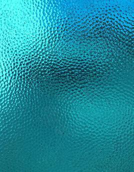 Kokomo Glass 637H 14x16 Medium Dark Turquoise Hammered sixth stock sheet
