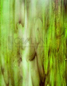 Kokomo Glass 78ML 14x16 Light Green/Lavender/White Wispy sixth stock sheet