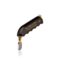 Glass Cutters Toyo - Black handled Pistol Grip straight Supercutter-tap wheel for thick glass TC600SVB