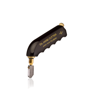 Glass Cutters Toyo - Black handled Pistol Grip straight Supercutter-tap wheel for thick glass TC600SVB