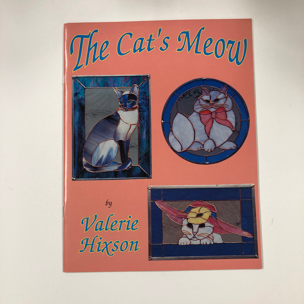 Stained Glass Books/Patterns/Dvd/Vhs The Cats Meow Hixon disc