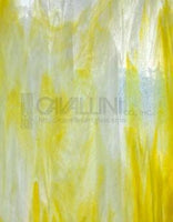Wissmach Glass WO-02 21.5x32 White/Yellow Wispy sheet 71070980