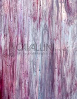 Wissmach Glass WO-5 32x42 Pink/Blue Wispy full stock sheet