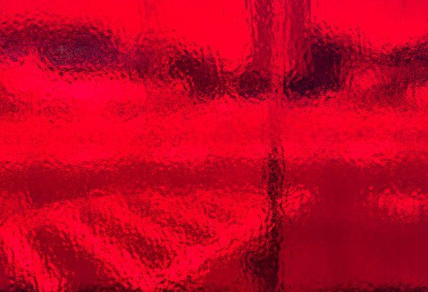 Wissmach Glass F96-52 32x21 Red Transparent Fusible half stock sheet