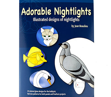 Stained Glass Books/Patterns/Dvd/Vhs Adorable Nightlights DISC
