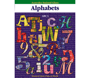 Stained Glass Books/Patterns/Dvd/Vhs Alphabets By Aanraku Books - Stained Glass