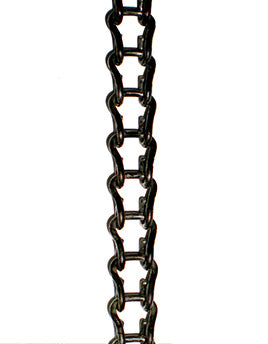 Chain Ladder Black 18Ga ( Sprocket Chain) per linear ft