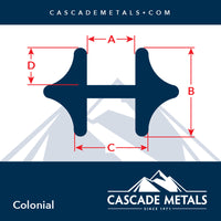 Zinc Cascade 2021 7/32" (B face) Colonial Zinc Full Box (62) 22Lbs
