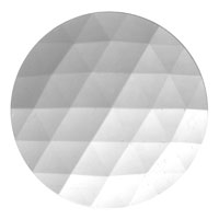 Gems 30mm Round Faceted Jewel Clear/Crystal
