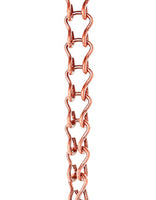 Chain Ladder Copper  18Ga (Sprocket Chain) per linear ft