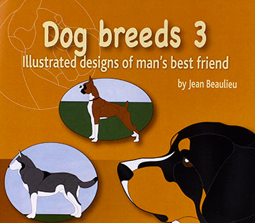 Stained Glass Books/Patterns/Dvd/Vhs Dog Breeds 3 DISC