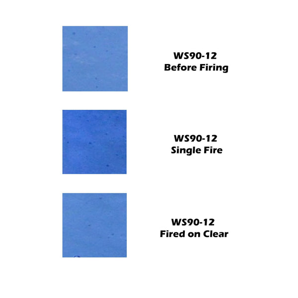 Wissmach Glass F90-12 14x16 Blue Fusible 3MM sixth stock sheet