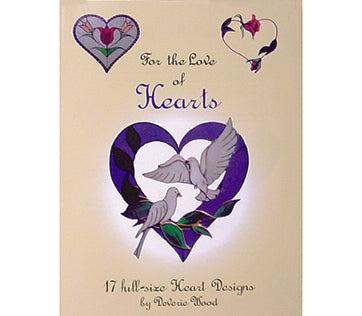 Stained Glass Books/Patterns/Dvd/Vhs For The Love Of Hearts