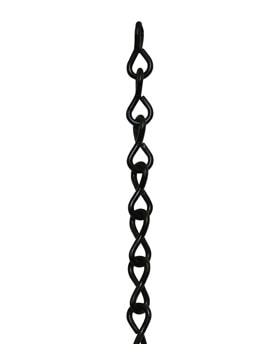 Chain Jack Black 16Ga-1/4" per linear ft