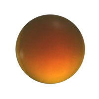 Gems 18mm Round Smooth Jewel Dark Amber